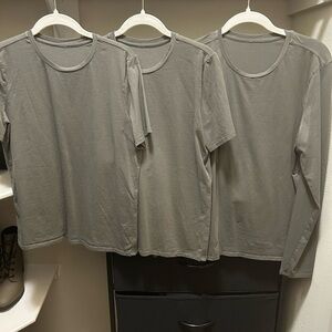 Lululemon Organic Cotton T-Shirt Bundle in Army Green, Size M